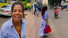American singer Kelis in Nairobi