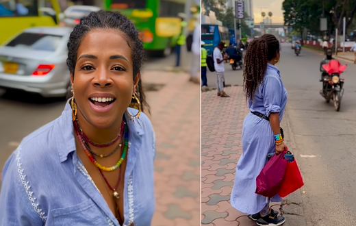 American singer Kelis in Nairobi