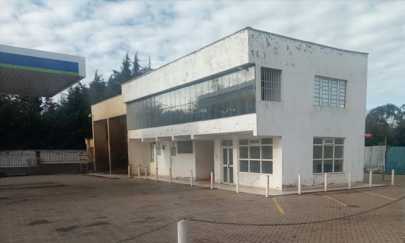 The abandoned petrol station where suspects stole Sh8 million from