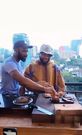 Dennis Ombachi treats Davido who is in Nairobi for Raha Fest 2024 to a sumptuous meal of ugali and omena
