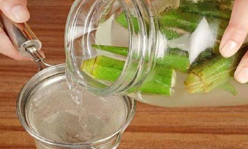 Soak okra overnight [FekomiHerbals]
