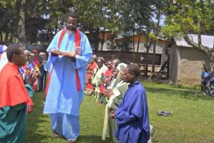 Mwalimu Yesu and his disciples in Bungoma county