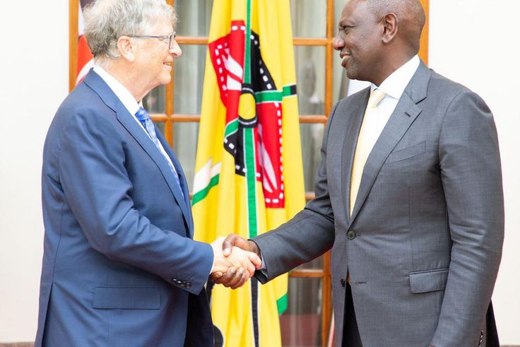 President William Ruto and American Billionaire Bill Gates