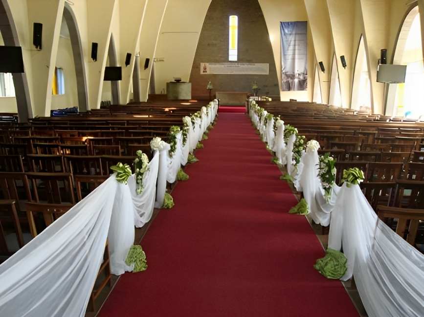 File image of a decorated church