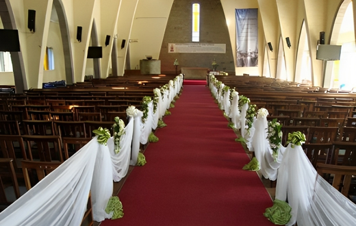 File image of a decorated church