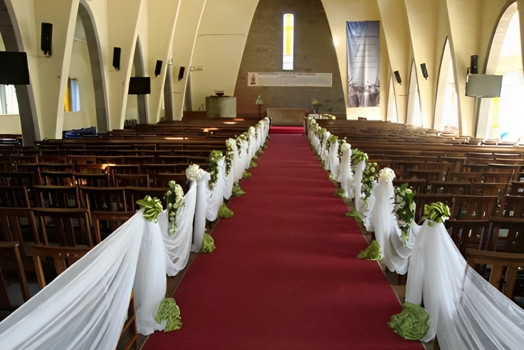 File image of a decorated church