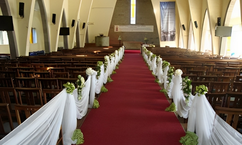 File image of a decorated church