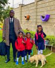 King Kaka and his 3 children