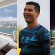 From left: Living room, Cristiano Ronaldo and Saudi's Four Seasons Hotel