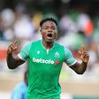 Gor Mahia striker Benson Omalla celebrates equalizer against AFC Leopards on May 8th 2022 during FKF premier league match at Moi International Sports, Centre, Kasarani.