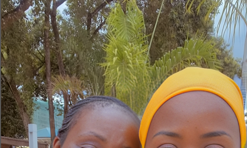 A screengrab of actress Marya Okoth and her mother ( Instagram)