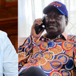 A collage of President William Ruto and Azimio leader Raila Odinga