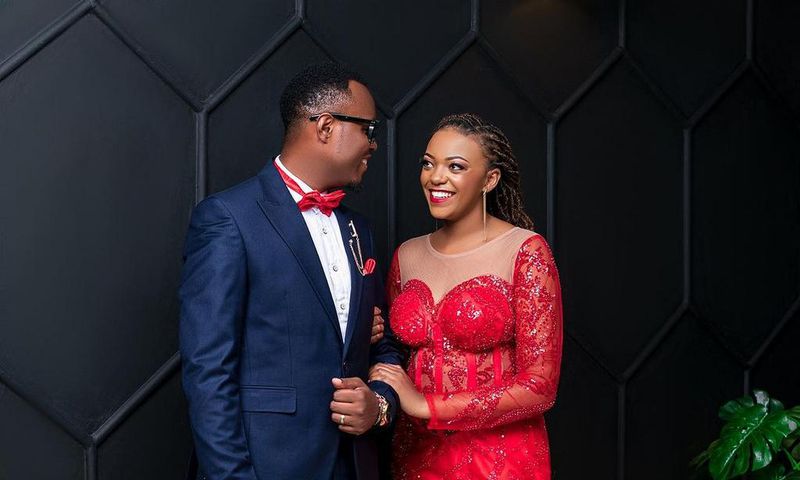 'Selina' actor Celestine Gachuchi with her spouse Paul Kimemia