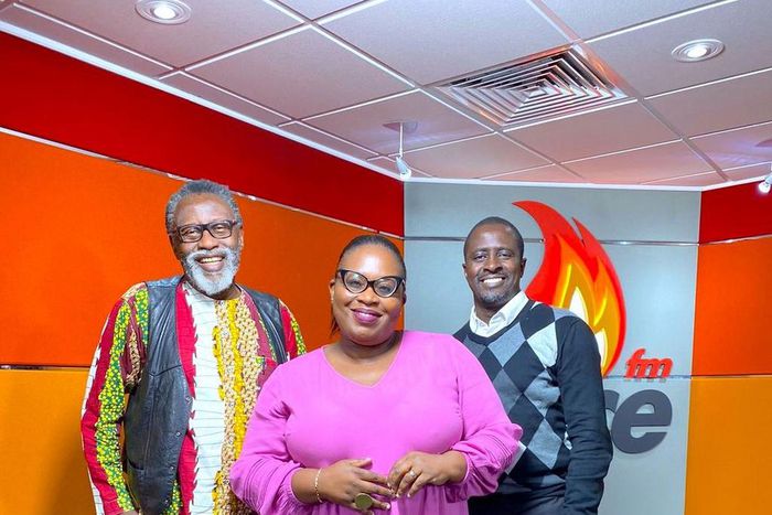 Spice FM morning show hosts, Ndu Okoh, CT Muga and Eric Latiff