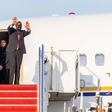 President William Ruto boards a private jet at the start of his state visit to the United States of America.