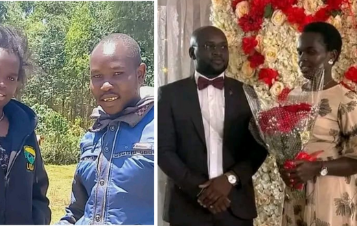 A collage of Gideon Cheruyiot, a boda boda rider and Bomet Woman Rep Linet Toto during her engagment