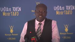 Kenya Power CEO & MD Joseph Sigor speaks during the launch of the Update Token Metre Yako campaign on June 12, 2024