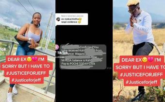 Doreen Gacheri, A ascreenshot she shared and DJ Fatxo