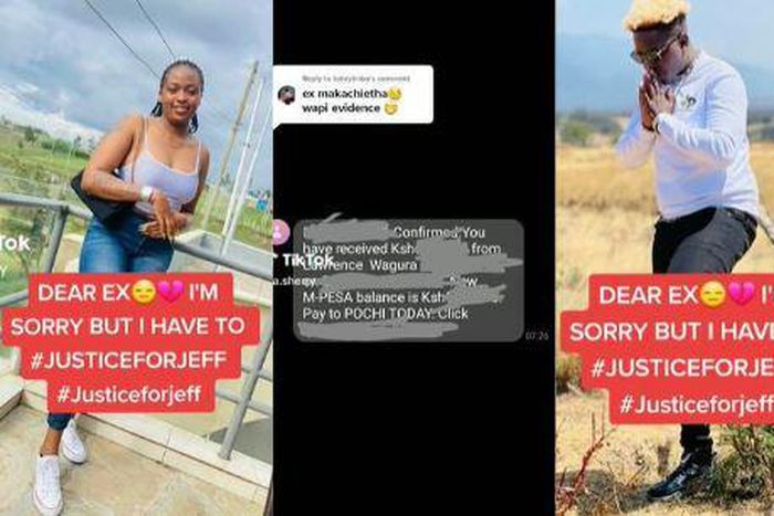 Doreen Gacheri, A ascreenshot she shared and DJ Fatxo