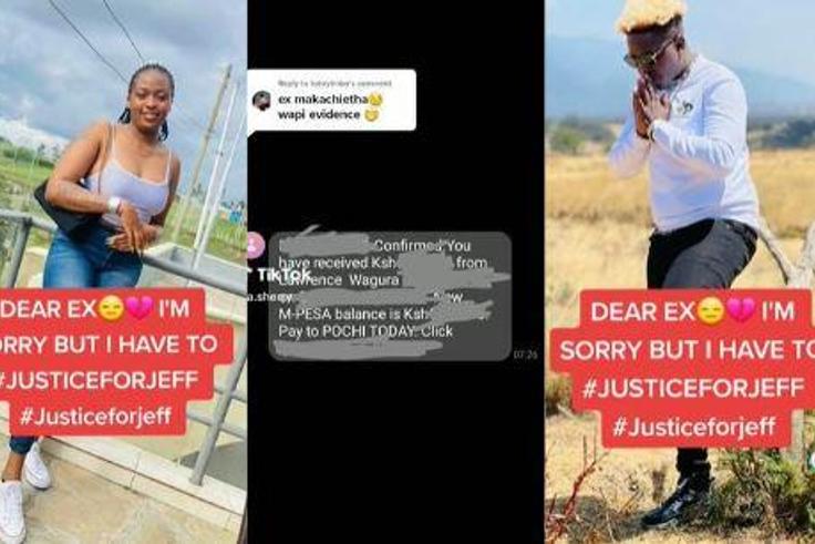 Doreen Gacheri, A ascreenshot she shared and DJ Fatxo