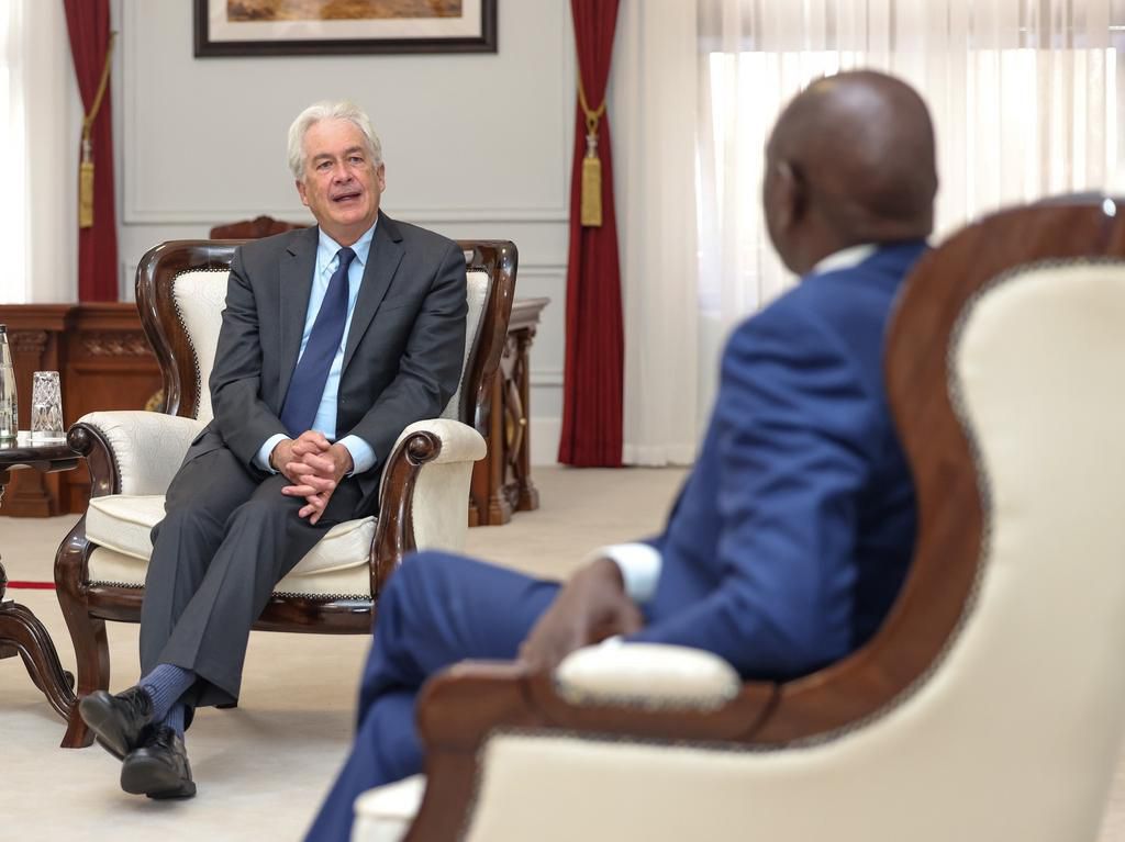 President William Ruto hosted the Director of the United States Central Intelligence Agency (CIA), William J. Burns on Monday, January 15, 2024
