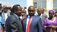 File image of Wiper leader Kalonzo Musyoka and Kitui Senator Enoch Wambua