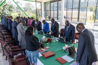 President William Ruto chairs a Cabinet meeting at State House, Nairobi.