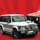 Pajero (left) and 1990 Mercedes Benz G