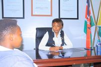 Nominated senator Karen Nyamu & Rapper Ngesh
