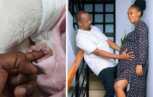 Content creator and radio host Jaymo Ule Msee and his wife Catey Fortune have welcomed their latest bundle of joy in the family.