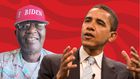 Malik Obama (left) and former U.S. President Barrack Obama