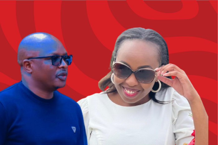 A collage of State House SFO Sam Terriz and Pauline Njoroge