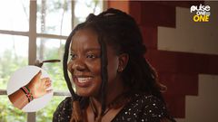CGTN journalist Sharon Barang'a during an interview at Pulse Kenya