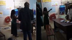 The man and woman who caused a disturbance at Port Victoria Hospital in Busia