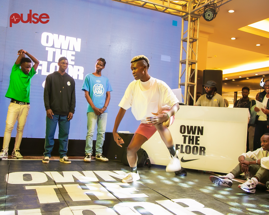 Dancer O.wadde at the Nike "Own The Floor" dance battle went down on July 22, 2023 in Nairobi