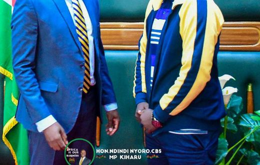 Ndindi Nyoro finally meets his look-alike Joshua Kiprop