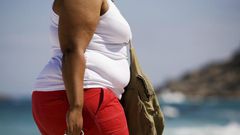An obese woman