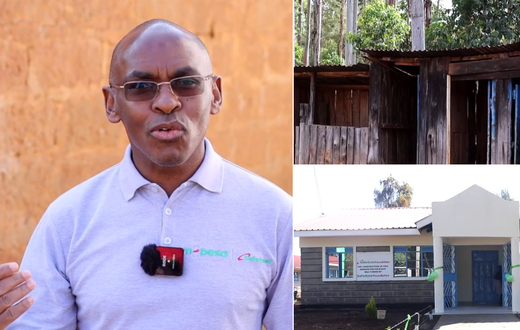 Safaricom CEO Peter Ndegwa renovates his alma mater Ngaindeithia Primary School