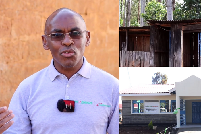 Safaricom CEO Peter Ndegwa renovates his alma mater Ngaindeithia Primary School