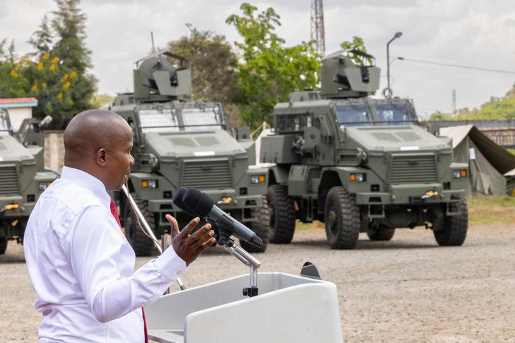 CS Kithure Kindiki commissions state-of-the-art vehicles for police officers