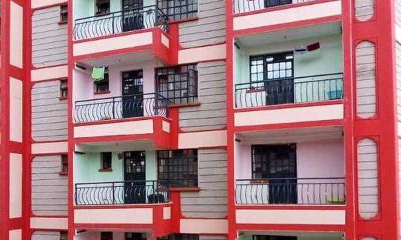 A block of apartments