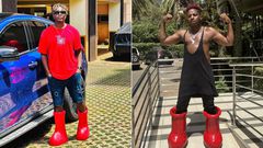 Sammy Boy (left) and Eric Omondi