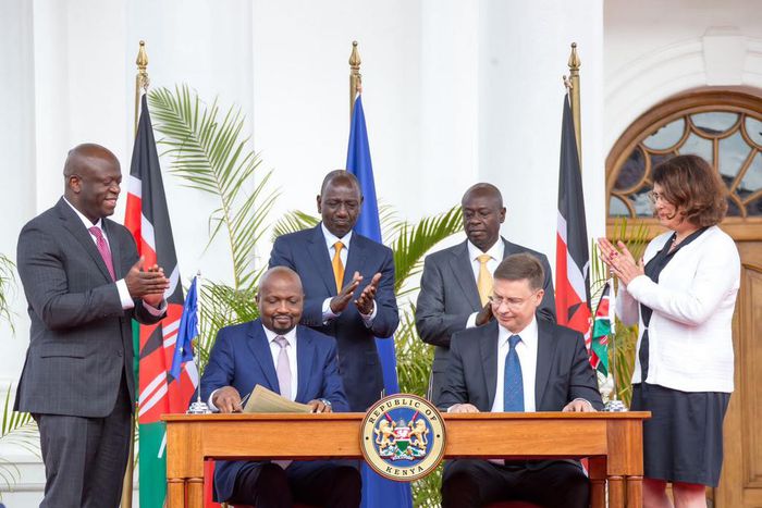 President William Ruto presided over the signing of the EU-Kenya Economic Partnership Agreement briefing, at State House, Nairobi on June 19. 2023