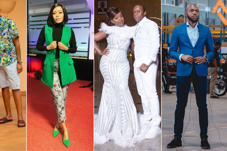 Kamene Goro and DJ Bonez, Sophia Wanuna, Philip Karanja and Cate Actress and Larry Madowo