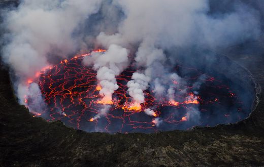 Mount Nyiragongo is located in the Democratic Republic of Congo [Wikipedia]