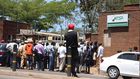 People lined up at NTSA offices