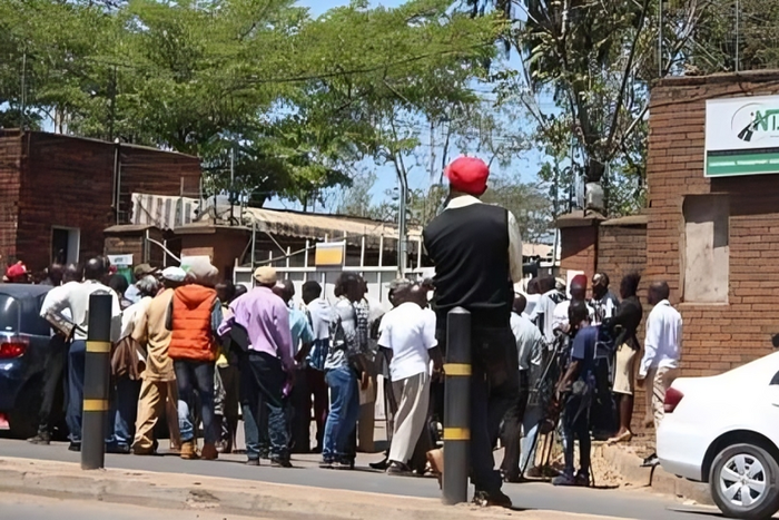 People lined up at NTSA offices