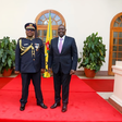 Outgoing Inpsector General of Police Japheth Koome and President William Ruto (1)