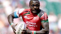 Kenyan Winger Collins Injera. He has been dropped from the Kenya Sevens squad scheduled to take part on the Dubai leg of the IRB World Series.