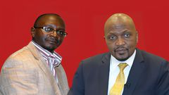 Moses Kuria and John Kamau